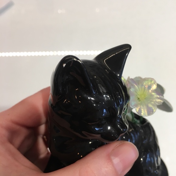 ‼️SOLD‼️ Vintage ceramic kitty plant pot - Picture 3 of 3